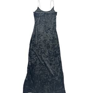 Elegant Black Velvet Dress